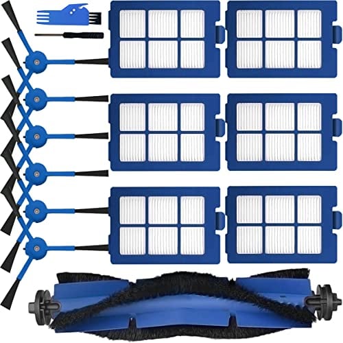 EATBALE Replacement Parts for Eufy RoboVac X8 Series - 13Pcs Accessory Kit: Main Brush, 6 Side Brushes, 6 HEPA Filters, Cleaning Brush, Screwdriver
