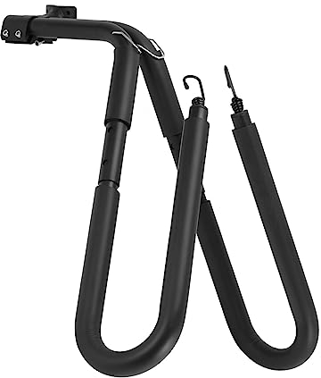 JTBDWOSK Surfbrett Fahrradträger, Fahrrad Surf Rack, Professioneller Heavy Duty Abnehmbarer Surfbrett Fahrradhalterung für Rennräder Mountainbikes,Schwarz