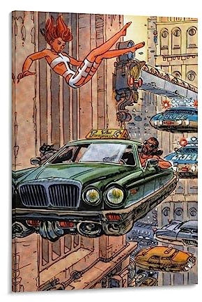 BAOCE Filmposter The Fifth Element (11), Wandkunst, Malerei, Poster, Leinwanddruck, Poster, Kunstwerke, Raumdekoration, 50 x 75 cm
