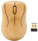 VBESTLIFE Kabellose Tastatur- und Maus-Kombination, Holz 2,4 G Ergonomische Kabellose Computertastatur, Plug-and-Play (Maus)