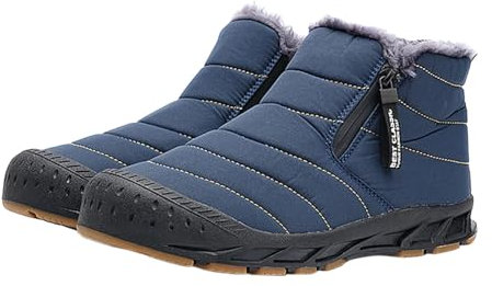 Chanpning Barfußschuhe Winter Mode Turnschuhe Elegant Wanderstiefel 2024 Orthoschuhe Warme Zehenschuhe Schmerzlinderung Traillaufschuhe Barefoot Sneaker Bequemer Fitnessschuhe