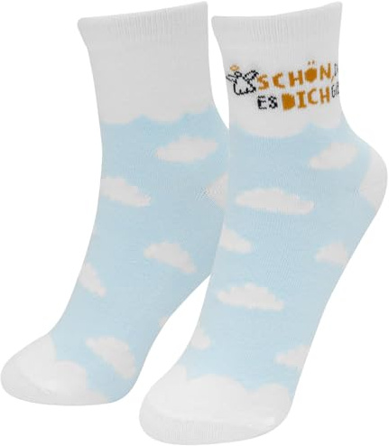 GRUSS & CO Zaubersocken mit Motivdruck | Zaubersocken, Damensocken, Größe 36-40 | Geschenk für Sie, Muttertagsgeschenk