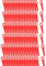 120 Pcs Lame Plastique Coupe Bordure Tondeuse à Gazon Rouge Lames en Plastique de Rechange 8,3cm Tondeuse à Gazon en Plastique Lames pour Jardin et Pelouse Coupe Bordures Grass Trimmer (Rouge)