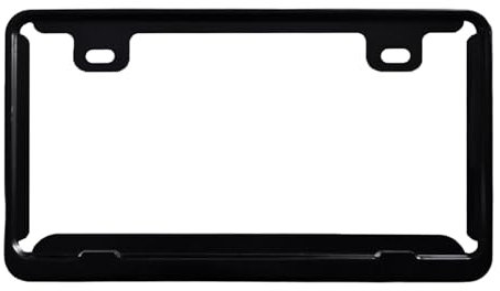 YIZITU Kennzeichenrahmen Kohlefaser Japanische Fahrzeuge Kennzeichenhalterung Abdeckung Edelstahl