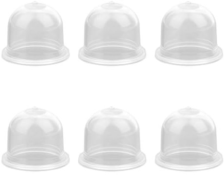 NQEUEPN 6pcs Poire d'Amorçage Carburateur, Ampoule d'Amorçage Carburant Compatible avec la Pompe à Ampoule d'Amorçage du Carburateur Walbro pour Souffleur Brosse Tondeuse Coupe-Gaz
