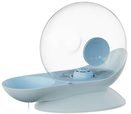 Distributeur d'eau pour Chiens - Fontaine à Eau en Forme d'escargot pour Chats d'intérieur | Fontaine pour Animaux de Compagnie avec filtres Multiples de 2,8 L, Fontaine à Eau pour Chats