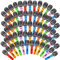 Feradny 64 Pieces Giant Blow up Microphone Inflatable Microphones Assorted Colors Inflatable Microphone Props Plastic Toys for Musical Concert Themed Party Role Play Party Decoration Supplies