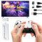 Console di gioco portatile retrò wireless, oltre 20.000 videogiochi retrò plug-and-play integrati, con 23 simulatori classici, uscita HDMI HD 4K e doppio controller wireless 2.4G
