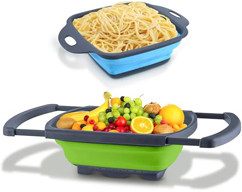 Silicone Collapsible Colander Small Collapsible Colander Camping Versatile Collapsible Strainer