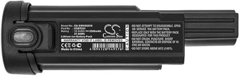 BVSWAKJ 10.8V/2000mAh/2500mAh Li-ion Car Mounted Handheld Vacuum Cleaner Battery XSBT251, XSBT251EU，Compatible With Shark WV251, WV251UK(2500mAh)