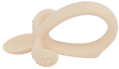 Babymoov Cucchiaio in silicone e anello da dentizione - A partire dai 4 mesi - Ideale per la diversificazione alimentare - Allevia il dolore della dentizione - Manico ergonomico - Lavastoviglie