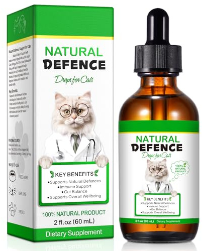 Katzenantibiotika bei Infektionen - Natürliche Antibiotika für Katze -lindert Hustenallergien & Harnwegsinfekte - Ohne Künstliche Zusätze
