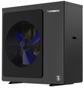 Thermona R290 Luft-Wasser Wärmepumpe 10 kW – 230 V - Heizen, Kühlen & Warmwasser, A+++ Effizienz, DC-Inverter, leise ≤47 dB, WiFi, -25 bis +43 °C, Vorlauf bis 75 °C