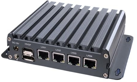 Computer industriale N100/300 4 porte di rete mini microcomputer industriale all-in-one con routing morbido for ispezione visiva(N100)