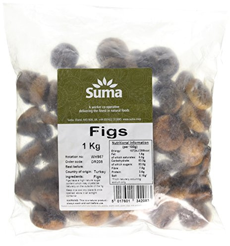 Suma Bagged Down Figs 1 kg (Pack of 1)