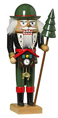 KWO Nutcracker Black Forest, 27 cm, Wood, Multicolour, One Size