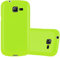 Cadorabo Hülle kompatibel mit Samsung Galaxy Trend LITE Schutzhülle TPU Silikon Case Jelly Design Slim Kratzfest Weiche Gummi mit Rundumschutz Case Hülle für Galaxy Trend LITE in Grün