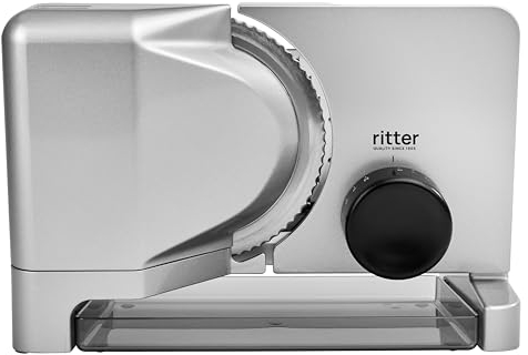 ritter E 16 Electrical Food Slicer with eco Motor, Made in Germany, Metal, 65 W