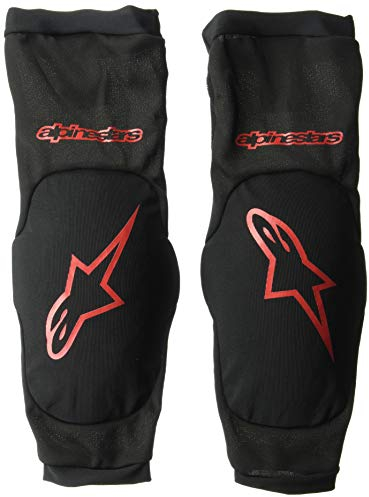 Alpinestars Paragon Plus-Protector de Codo Codera, Hombres, Negro y Rojo, M