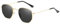 No Name Ltd Sechseckige Sonnenbrille für Damen, modisch, Retro, Hippie, Vintage, 2025, Ibiza-Festival (Schwarz & Gold), schwarz / gold, Einheitsgröße