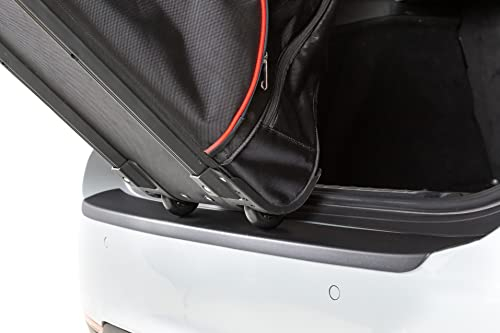 Aroba AR885 Ladekantenschutz kompatibel mit Kia Sorento ab BJ. 10.2017-7.2020 Stoßstangenschutz passgenau mit Abkantung ABS Schwarz