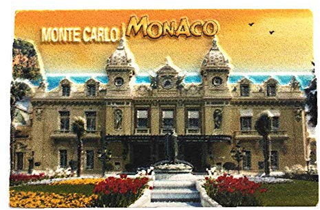 Monte Carlo Monaco Kühlschrankmagnet, Touristen-Souvenir, Geschenk, Zuhause, Küche, Dekoration, magnetischer Aufkleber, Monaco-Kühlschrankmagnet-Kollektion