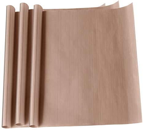 3 Pack 12 x 16 PTFE Teflon Sheet for Heat Press Transfer Non Stick Paper Reusable Heat Resistant Craft Mat,Protects Iron,for Heat Press Machines