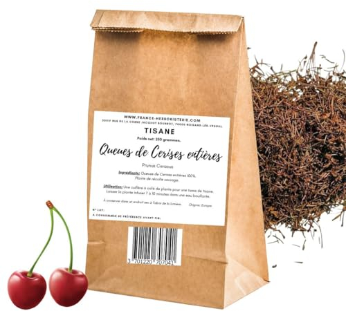 Tisane Cerise Queue ENTIERE 250 GRS Prunus cerasus.