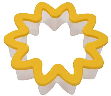 R & M International Emporte-pièce Motif marguerites Jaune Taille unique