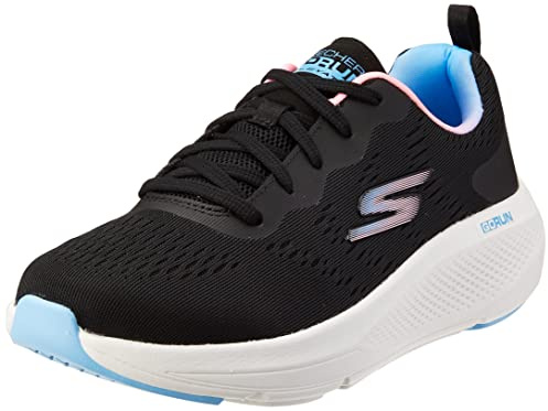 Skechers Damen Go Run Elevate-Hot Streak Sneaker, Schwarz/Weiß, 39.5 EU