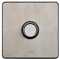 Legrand Synergy Sleek Design 832151 rotary universal dimmer, 1 gang 2 way push switch, 5 W/300 W, 100-240 V AC, 50/60 Hz, brushed stainless steel