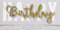 Perleberg Geburtstagskarte Lettering Surprise Happy Birthday 11 x 22 cm