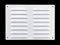 Steinberg14 White 260x190mm Metal Air Vent Cover with Insect Mesh - 10x7.5 inch Ventilation Grille - Rectangular Air Vents for Outdoor and Indoor - Air Vent Register for Walls and Ceilings
