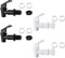 Robinet d'eau en plastique sans BPA, robinet d'eau de rechange pour seau à eau domestique, systèmes de filtration de refroidisseur d'eau (2 noirs et 2 blancs)