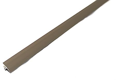 Dalsys T-Profil, Übergangsprofil 100cm x 26mm Bodenprofil aus eloxiertem Aluminium, Champagner
