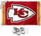 Kansas City Chiefs Banner und Tapisserie-Pads