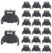 30PCS CR2032 Battery Holder Coin Cell Button Socket Holder Case CR2032 Vertical Coin Cell Button Battery Holder Case with 3 Pin Dip Type CR2032 Solder Mounting Lead