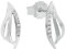 Amor Ohrstecker 925 Sterling Silber Damen Ohrschmuck, mit Zirkonia synth., 1,4 cm, Silber, Kommt in Schmuck Geschenk Box, 2024165
