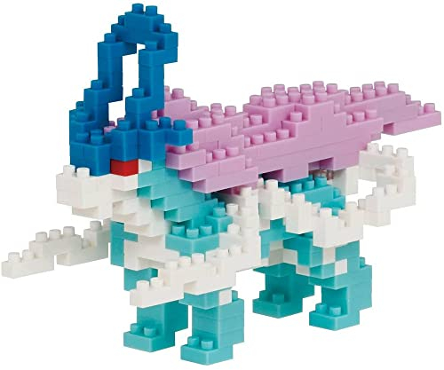 Nanoblock Klemmbaustein Set Pokémon Suicune 220 Teile, Geschicklichkeitslevel 3, NBPM-091
