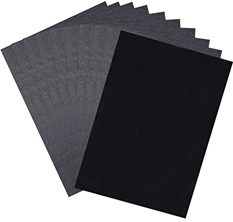 Carta Carbone, Fogli di Carta Carbone, Carta di Trasferimento in Carbonio, Per Disegno, Schizzi, Canvas, Legno E Altre Superfici Artistiche (50 pezzi)