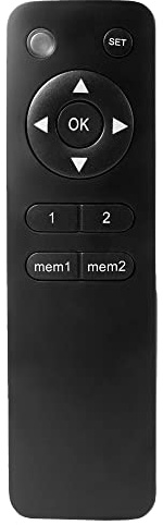 VIVO Spare RF Remote for Compatible Electric Motorized TV Mounts, 2 Memory Settings, Radio Frequency, Wide Operating Range, Batteries Not Included, Black, PT-RT-70