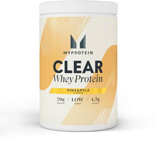 Myprotein Clear Whey Isolate Protein Powder | Pineapple -20 Servings | 20g Protein per Serving| Fruity Protein Juice Drink with Low Sugar | Refreshing Low-Calorie Protein Water Alternative