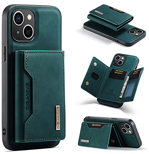 ZCDAYE for iPhone 14 Pro Case with Magnetic Wallet, Blue | Premium Leather Phone Case with Card Holder, Powerful Magnets, Practical Cases for Women Man, Durable Protective Phone Cover