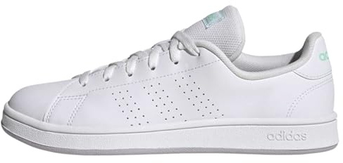 adidas Damen Advantage Base Court Lifestyle Shoes Schuhe, Cloud White/Cloud White/Pulse Mint, 38 EU