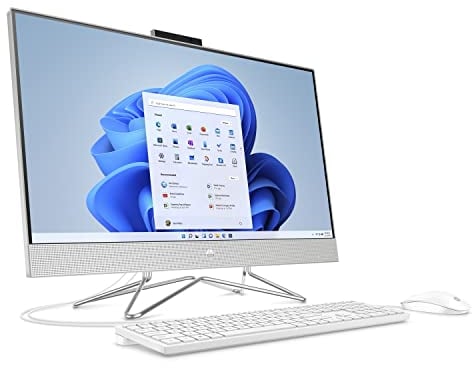 HP All-in-One PC 27-cb1101ng [68,5cm (27) FHD-Display, Intel i5-1235U, 16GB RAM, 512GB SSD, Iris Xe Grafik, Windows 11]