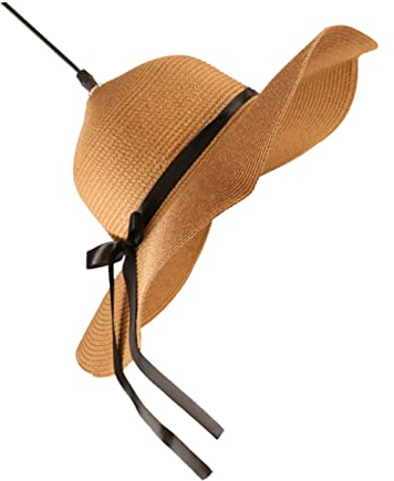 SEWOART Chapeau De Paille Lustre Plafond Lustre Café Décor Plafond Décor Chapeau De Paille Forme Lustre Simple Suspension Lumière Lustre Parure Creative Suspension Lampe Plafonnier