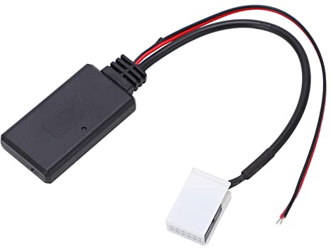 Adaptateur Audio Bluetooth AUX, Voiture Bluetooth 12 Broches Stéréo RD4 AUX Audio Câble de Musique Adaptateur Radio Stéréo AUX in Câble Adaptateur AUX in Câble de Remplacement