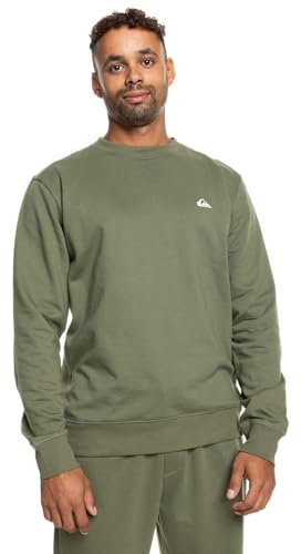 Quiksilver Basic Crew Young Men Sweatshirt, Four Leaf Clover, XL Men's