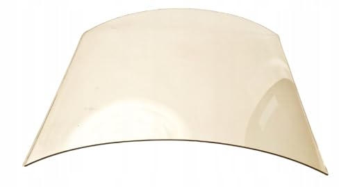 Geakv Ofenglas | Modern, Klares Glas, 44.8x39.8x42.2 cm, Temperaturbeständig bis 800 °C | Ofenscheibe für Fireplace Hark 44