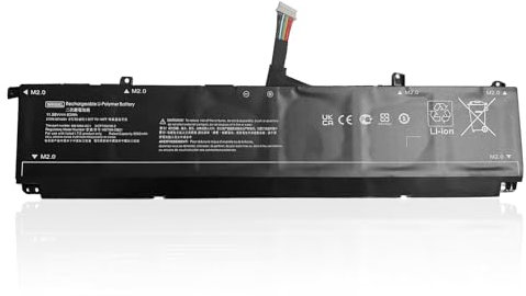 GDDGFVKV 11,58V 83Wh WK06XL HSTNN-WB0C M41640-CD1 M41711-005 M41640-AC1 HSTNN-0B21 Batería para portátil de Compatible con HP Omen 17-ck0000na 17-ck0000nb 17-ck0000nc 17-ck0000nf 17-ck0000ni